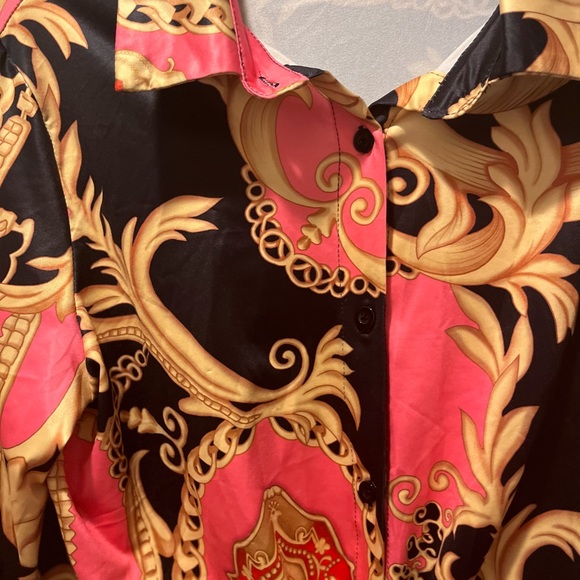 NWOT COLORFUL TWO PIECE WITH CROPPED TOP - Picture 9 of 15